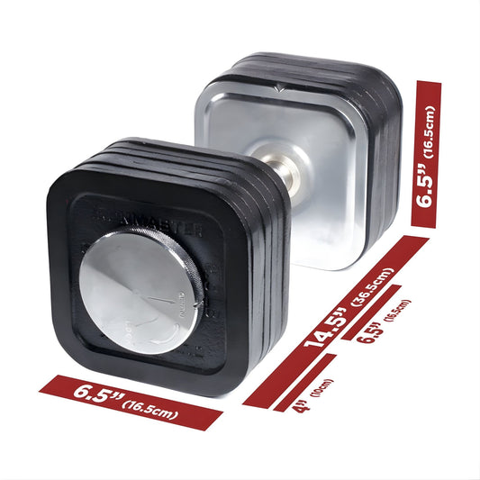 QUICK-LOCK DUMBBELL SET 75 LBS (34 KG)