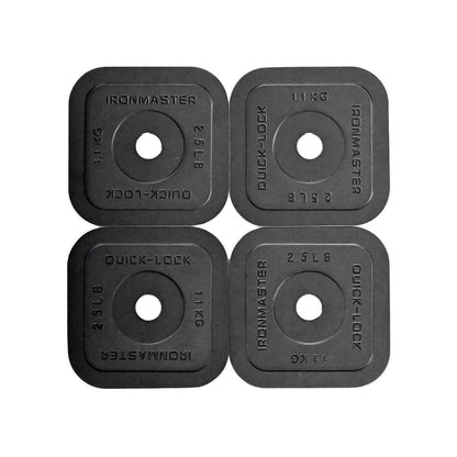 2.5 LB (1.1 KG) QUICK-LOCK PLATES, 4 PACK