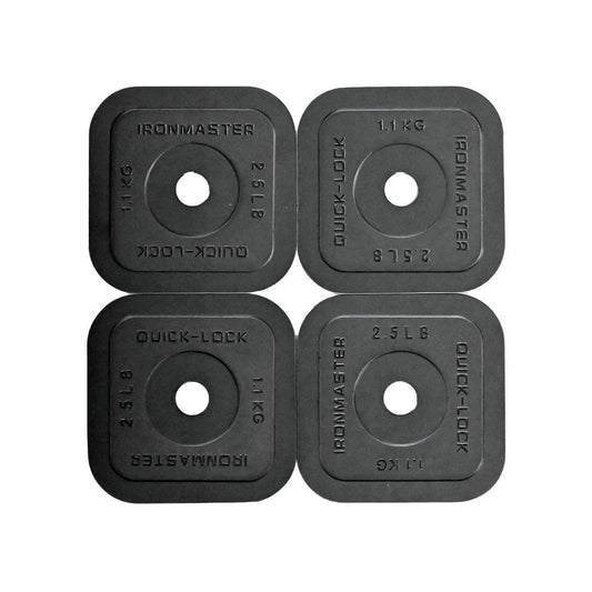 2.5 LB (1.1 KG) QUICK-LOCK PLATES, 4 PACK