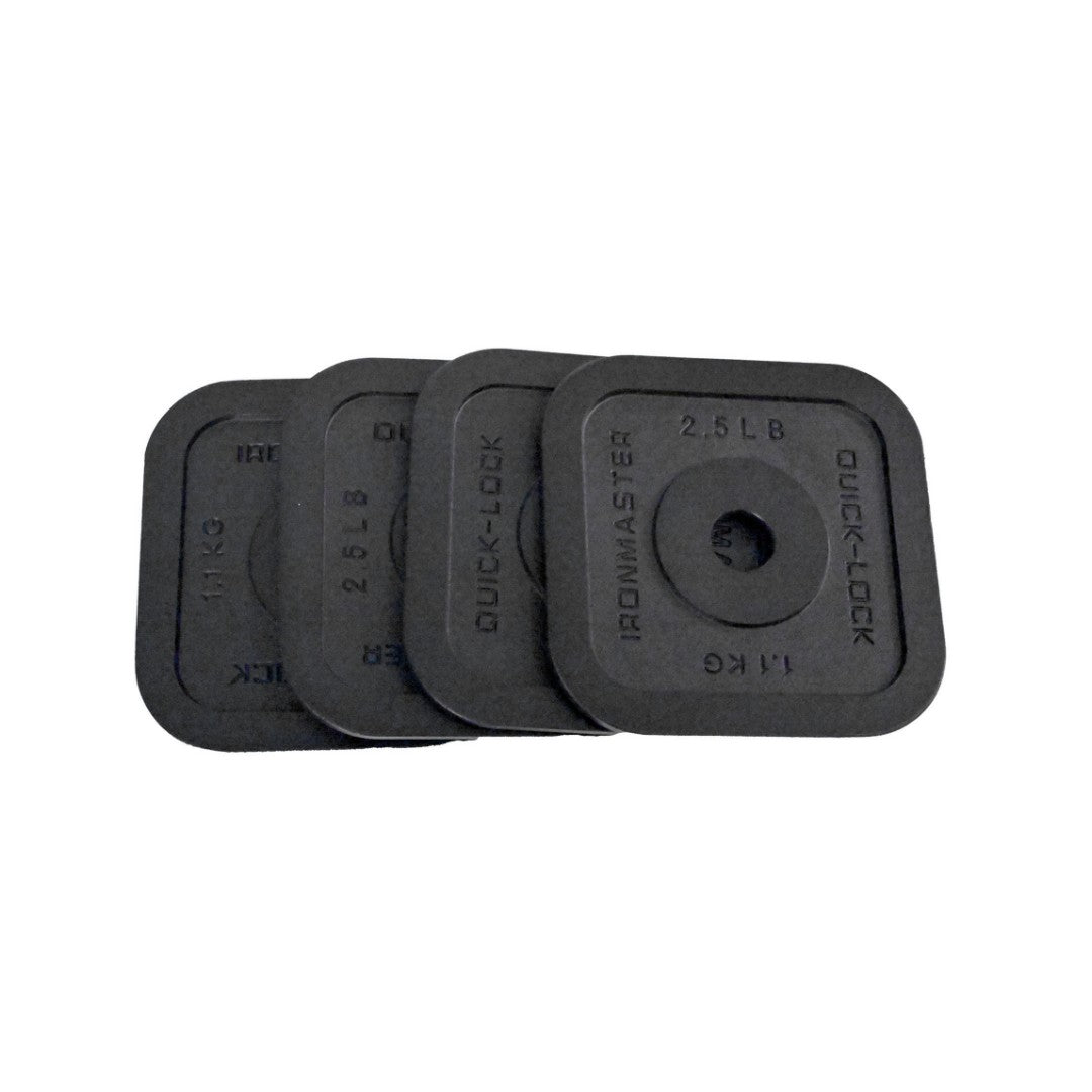 2.5 LB (1.1 KG) QUICK-LOCK PLATES, 4 PACK