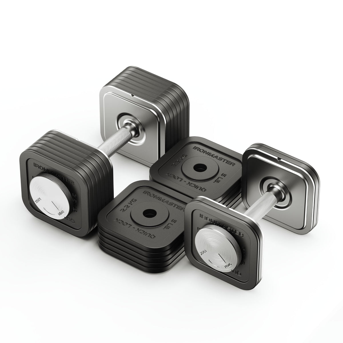 QUICK-LOCK DUMBBELL SET 75 LBS (34 KG)