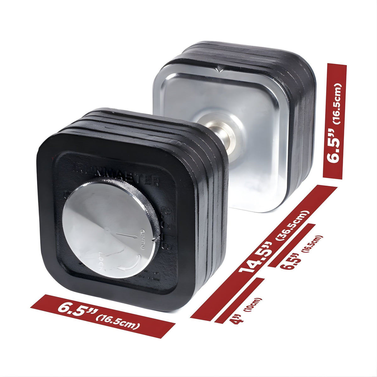 QUICK-LOCK DUMBBELL SET 75 LBS (34 KG)