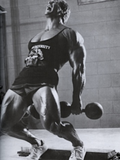 This variation is called the ‘sissy squat’ - but not to Tom Platz’s face